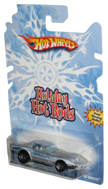 Hot Wheels Holiday Hot Rods (2008) Silver '69 Corvette Toy Car
