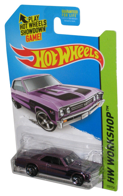 Hot Wheels HW Workshop (2013) Purple '67 Chevelle SS 396 Toy Car 232/250
