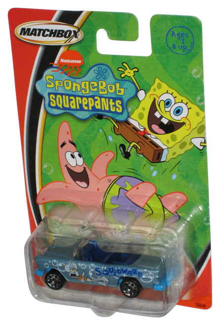 Matchbox Spongebob Squarepants Squidward (2003) Mattel Blue Toy Car