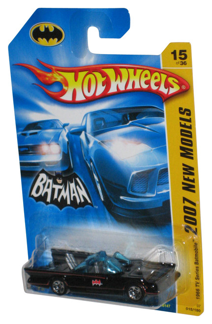 Hot Wheels 2007 First Editions 15/36 (2006) Black TV Batmobile Car 015/180