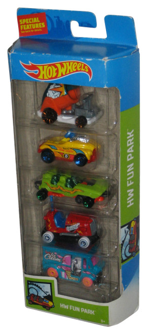 Hot Wheels HW Fun Park (2019) Mattel Amusement Toy Car 5-Pack Box Set