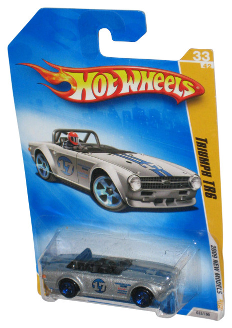 Hot Wheels 2009 New Models Silver Triumph TR6 Car 033/190