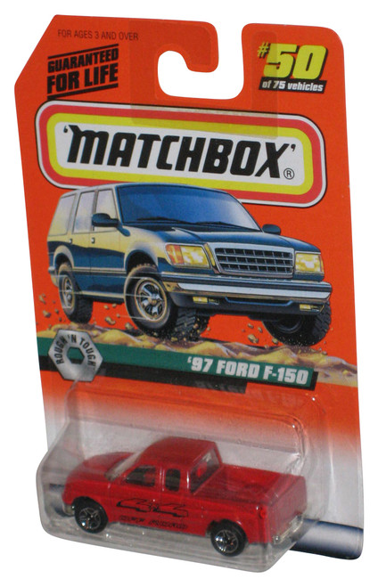 Matchbox Rough 'N Tough Red Ford F-150 Toy Truck #50/75