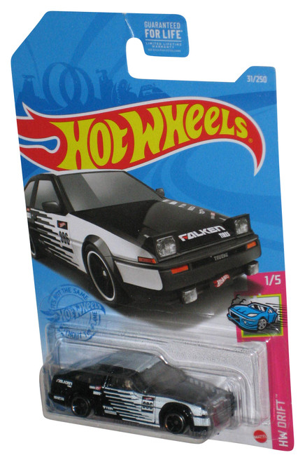 Hot Wheels HW Drift 1/5 (2020) Black Toyota AE86 Sprinter Trueno Car 31/250