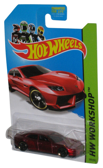 Hot Wheels HW Workshop (2013) Red Lamborghini Estoque Car 197/250