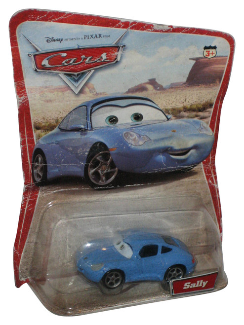 Disney Cars Movie Sally Desert Scene Card (2005) Mattel Toy Car - (Damaged Packaging)