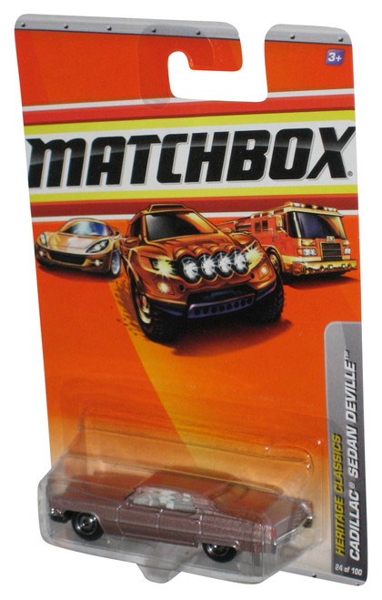 Matchbox Heritage Classics (2009) Lavendar Cadillac Sedan Deville Car 24/100