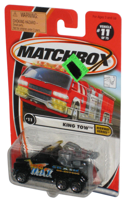 Matchbox Highway Heroes (2000) Auto Max Black King Tow Truck #11/75