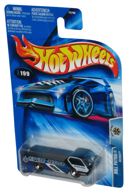 Hot Wheels Roll Patrol Deora (2004) Blue Riptide Rescue Toy Car #199