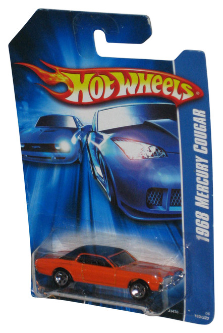 Hot Wheels 1968 Mercury Cougar (2006) Mattel Orange Toy Car 192/223