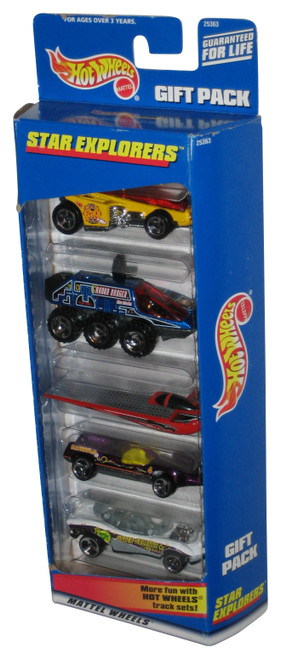 Hot Wheels Star Explorers (1998) Mattel Gift Pack Toy Car 5-Pack Box Set