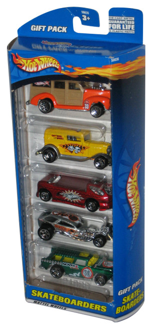 Hot Wheels Skateboarders (2000) Mattel Gift Pack Toy Car 5-Pack Box Set