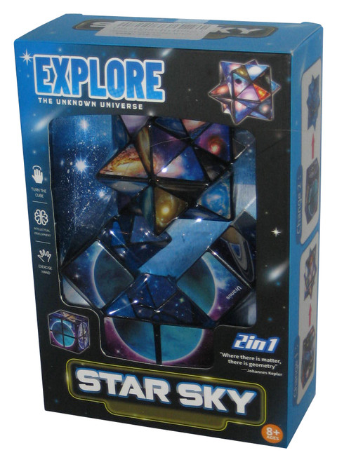 Star Sky 2-In-1 Explore The Universe Hand Exercise Fidget Cube