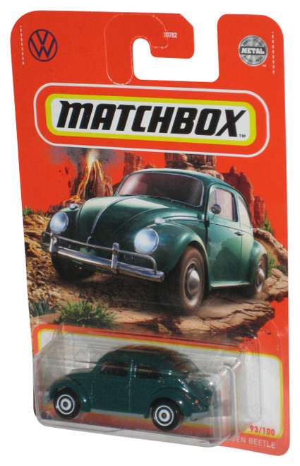 Matchbox 1962 Volkswagen Beetle (2022) Green Die-Cast Metal Toy Car 93/100