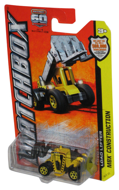 Matchbox MBX Construction (2012) Yellow Load Lifter Toy Vehicle 46/120