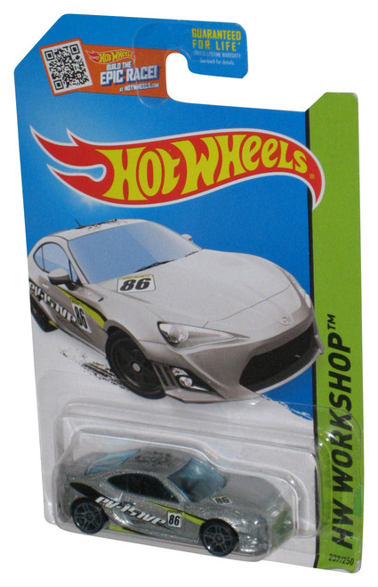 Hot Wheels HW Workshop (2013) Silver Scion FR-S Toy Car 237/250