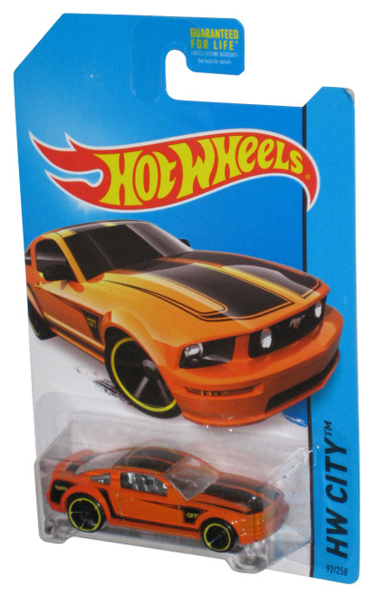 Hot Wheels HW City (2013) Orange Ford Mustang GT Toy Car 92/250