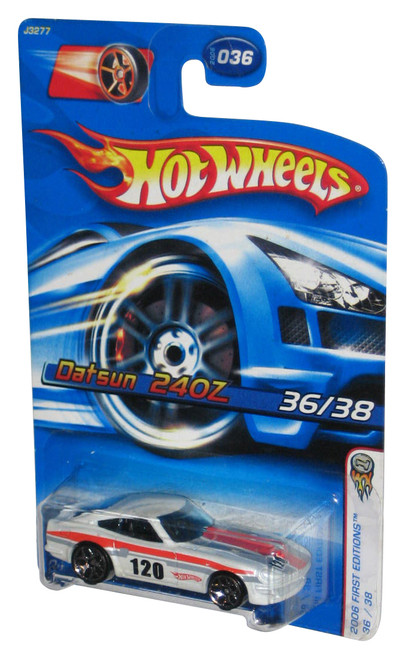 Hot Wheels 2006 First Editions 36/38 White Datsun 240Z Toy Car #036