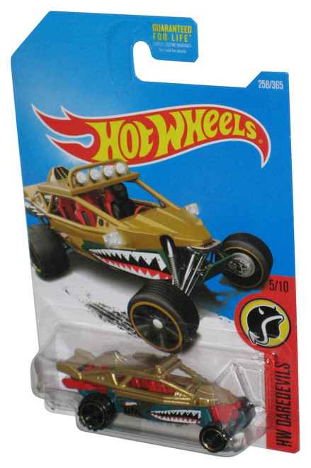 Hot Wheels HW Daredevils 5/10 (2015) Gold Dune It Up Car 258/365