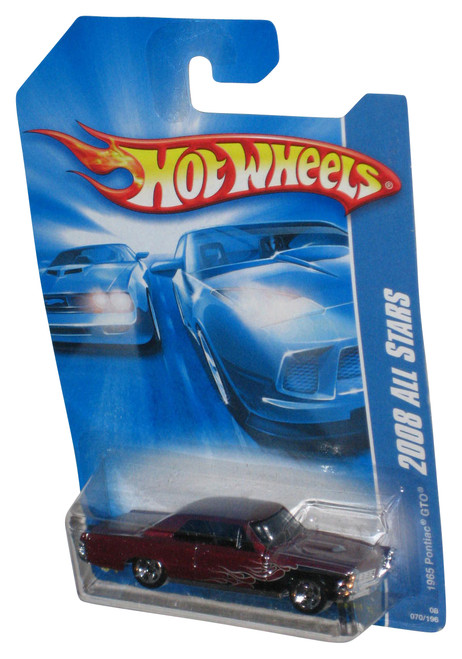 Hot Wheels 2008 All Stars 1965 Pontiac GTO Plum Purple Toy Car 070/196