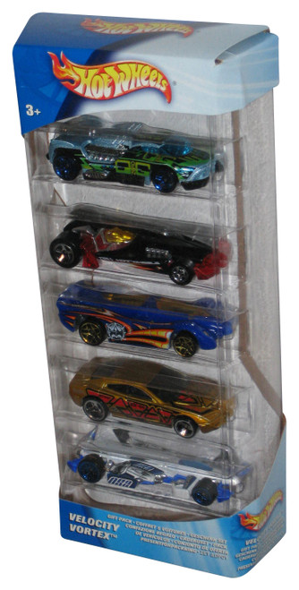 Hot Wheels Velocity Vortex (2002) Mattel Car 5-Pack Gift Pack Set