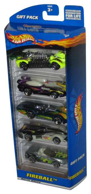 Hot Wheels Fireball (2000) Mattel Car 5-Pack Gift Pack Set
