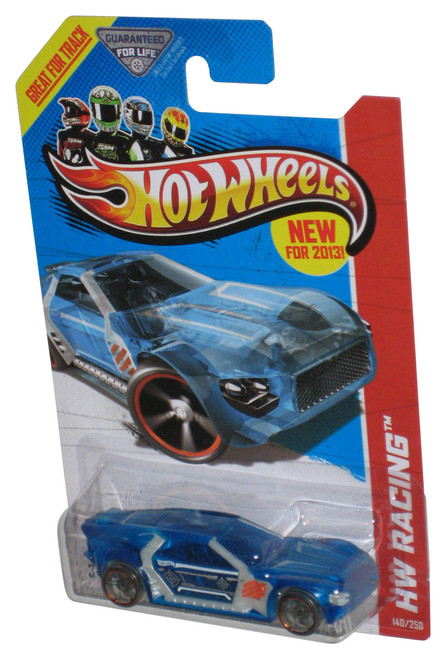 Hot Wheels HW Racing (2013) Blue Bullet Proof Car 140/250
