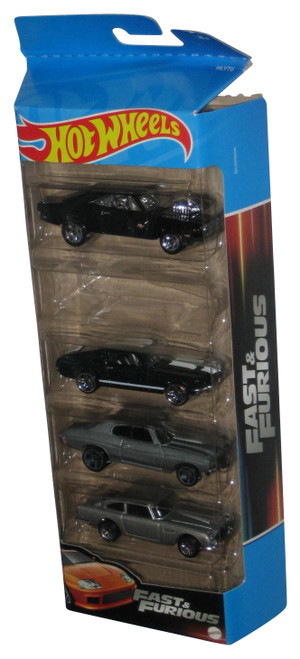 Hot Wheels Fast & Furious (2022) Mattel Car 5-Pack Box Set - (Missing Orange Car)