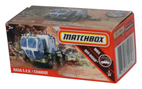 Matchbox Power Grabs Box MBX Off-Road (2018) White Nasa S.E.V. Chariot Toy 5/20