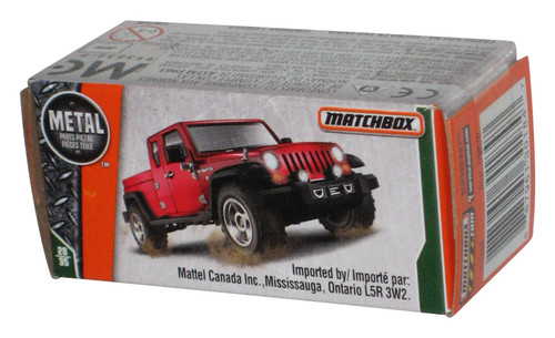 Matchbox Power Grabs Box MBX Road Trip (2018) Red '05 Jeep Gladiator Toy 28/35