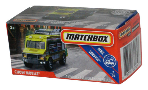 Matchbox Power Grabs Box MBX Service (2018) Yellow Chow Mobile Toy Truck 7/20