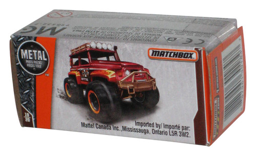 Matchbox Power Grabs Box Off Road (2018) Red Dune Dog Toy Car 19/20