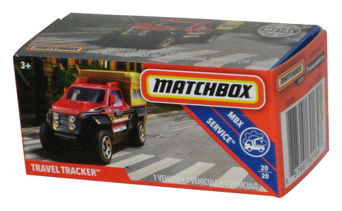 Matchbox Power Grabs Box MBX Service (2018) Red Travel Tracker Toy Truck 20/20