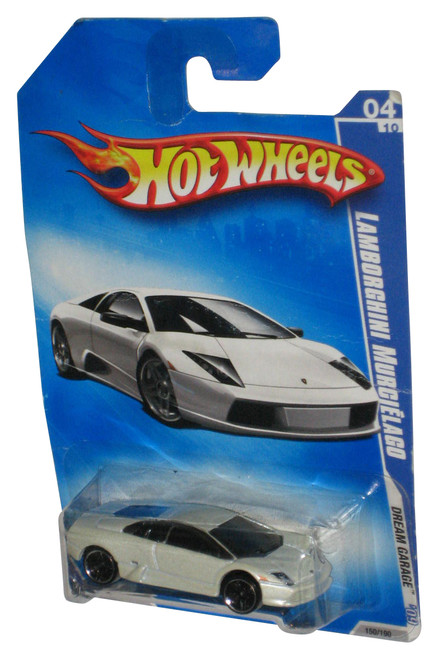 Hot Wheels Dream Garage '09 White Lamborghini Murcielago Car 150/190 - (Damaged Packaging)