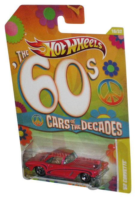Hot Wheels 60s Cars of The Decades (2010) Pink '69 Ford Mustang Racing Team Car 16/32