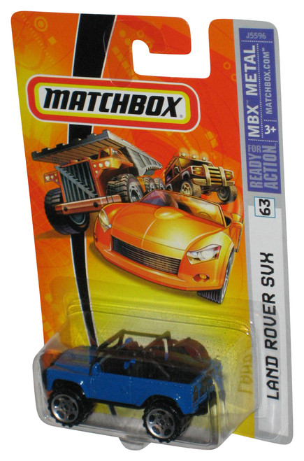 Matchbox MBX Metal (2006) Blue Land Rover SVX Toy Car #63