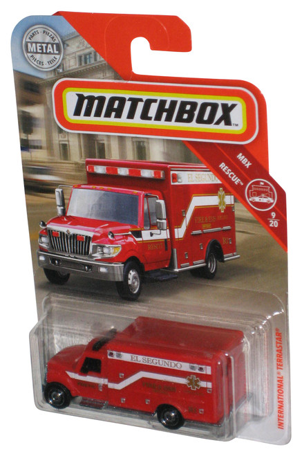 Matchbox MBX Rescue 9/20 (2018) International Terrastar Red Truck 41/100