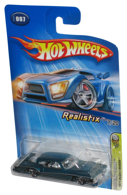 Hot Wheels 2005 First Editions Realistix 7/20 Teal 1971 Buick Riviera Car #007