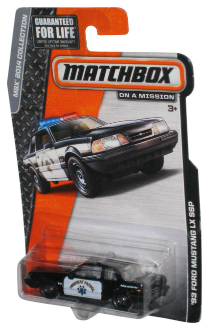 Matchbox MBX 2014 Collection Black '93 Ford Mustang LX SSP Car