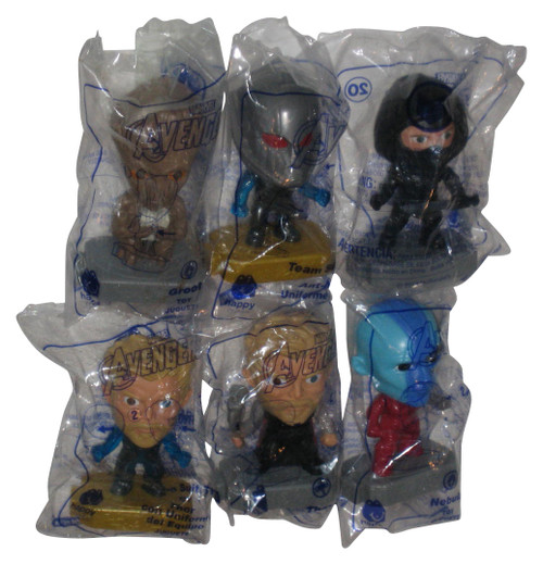 Marvel The Avengers McDonalds Happy Meal Toy Figure Lot - (6 Figures)