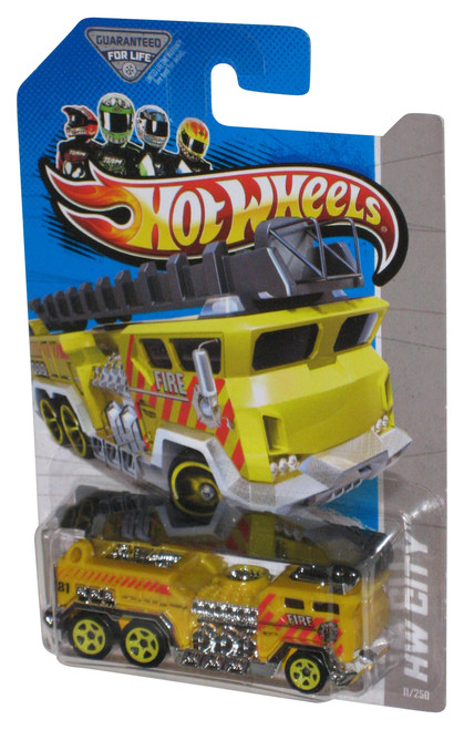 Hot Wheels HW City (2012) Yellow 5 Alarm Toy Truck 11/250