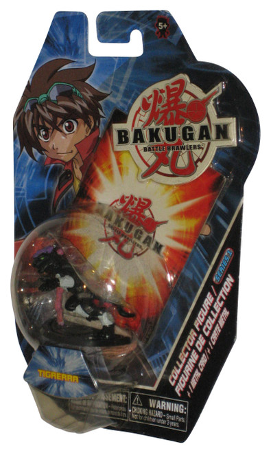 Bakugan Battle Brawlers (2007) Spin Master Black Tigrerra 2-Inch Mini Figure w/ Metal Card