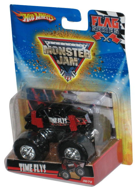 Hot Wheels Monster Jam (2010) Flag Series Time Flys Red & Black Die-Cast Toy Truck #38/75