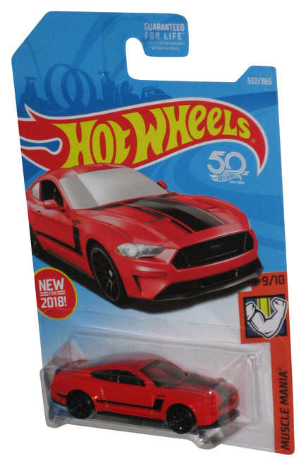 Hot Wheels Muscle Mania 9/10 Red 2018 Ford Mustang GT Car 337/365