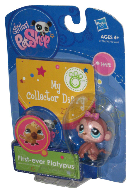 Littlest Pet Shop My Collector Diary (2009) Monkey Toy Figure #1422