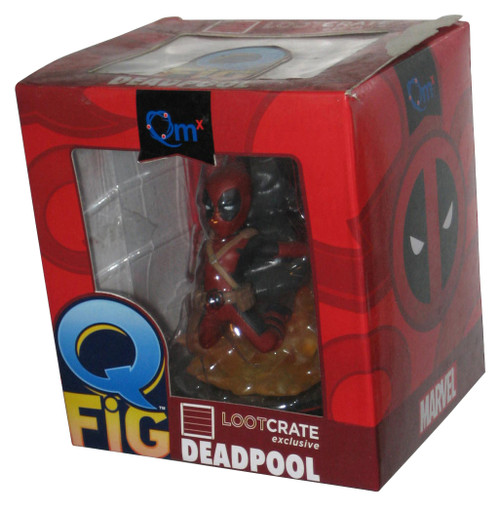 Marvel Comics Q-Fig QMX Deadpool Loot Crate Exclusive Figure - (Damaged Packaging)
