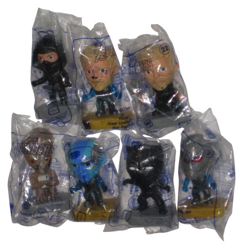 Marvel The Avengers McDonalds Happy Meal Toy Figure Lot - (7 Figures)