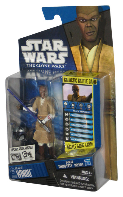 Star Wars Clone Wars Animated (2010) Mace Windu 3.75 Inch Figure CW20