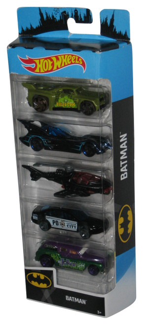 Hot Wheels DC Batman (2018) Mattel Toy Car 5-Pack Box Set