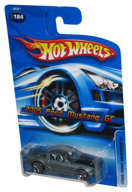 Hot Wheels 2005 Ford Mustang GT (2006) Mattel Gray Toy Car #184